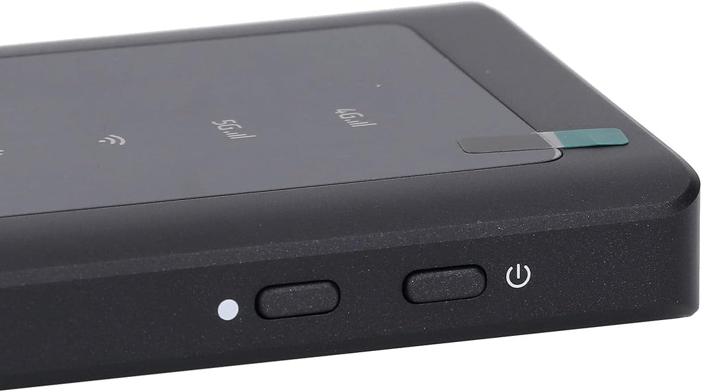 Vikye Portable WiFi Hotspot, 5G WiFi6 2.77Gbps Mobile Router with Nano SIM Card Slot, for Travel Supports 16 Devices USB C Power, Black