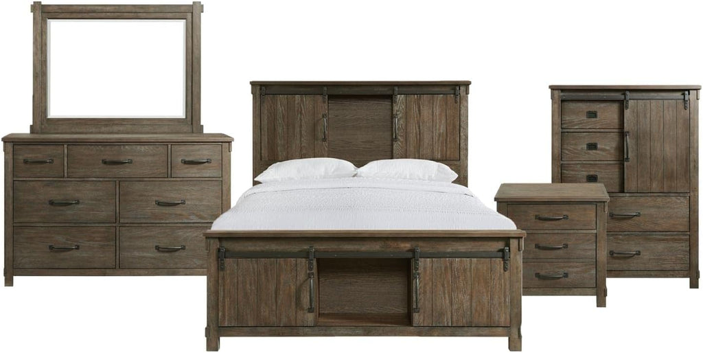 Picket House Furnishings Jack Queen Platform Storage 5PC Bedroom Set