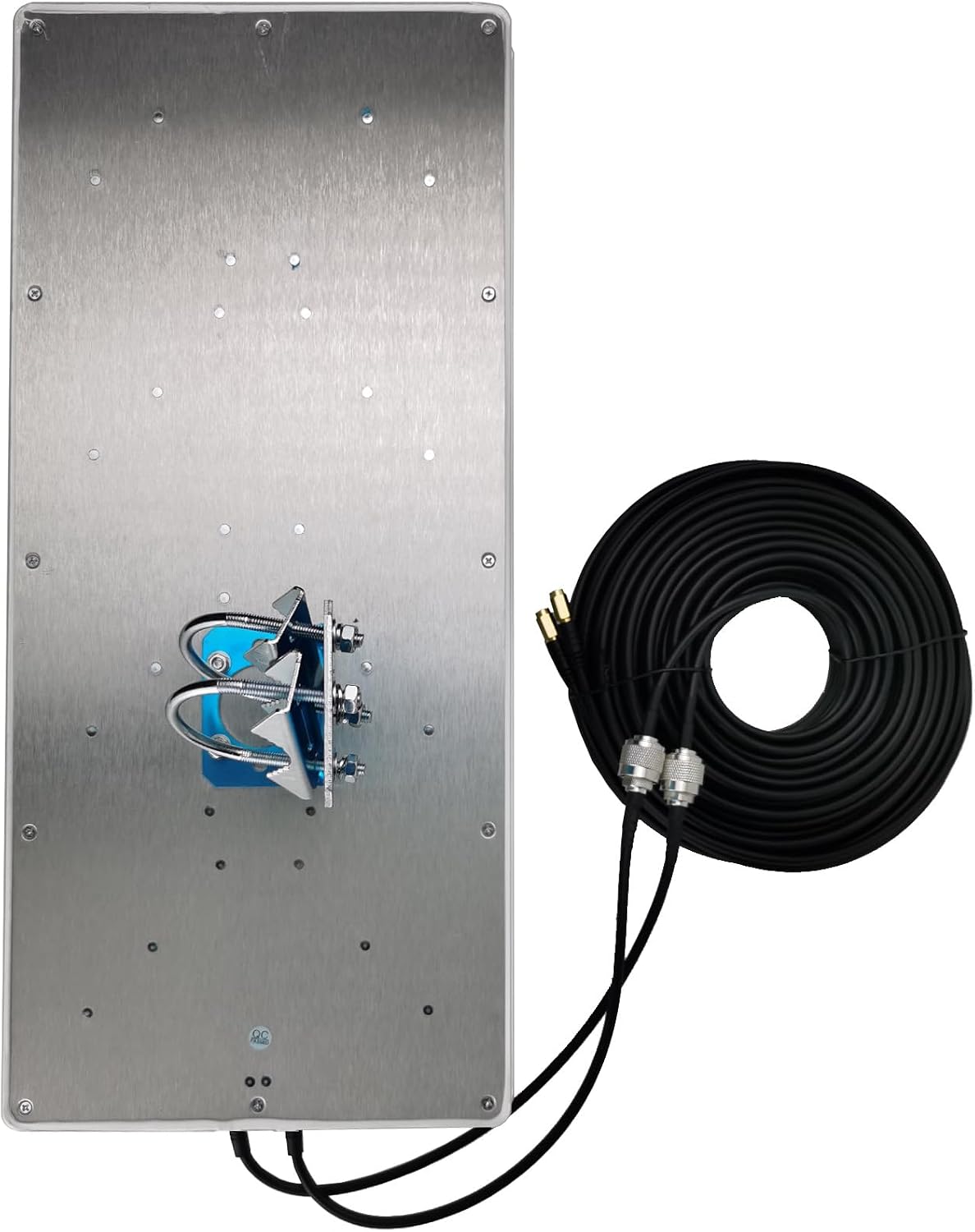 5G 4G LTE Cellular Antenna Kit 2x2 MIMO Directional Panel Antenna for T-Mobile AT&T Verizon Hotspot Router Modem Home Internet (Antenna w/ 32ft SMA Cable TS9 N Male Adaptors and Pole Mount Bracket