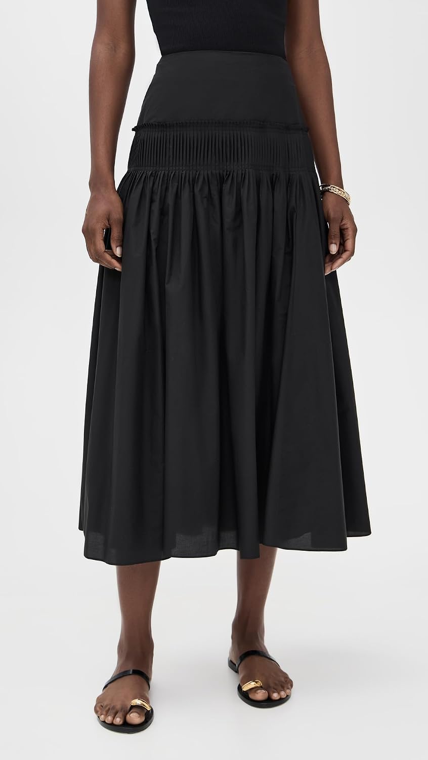 Theory Women's Accordion Yoke Skirt