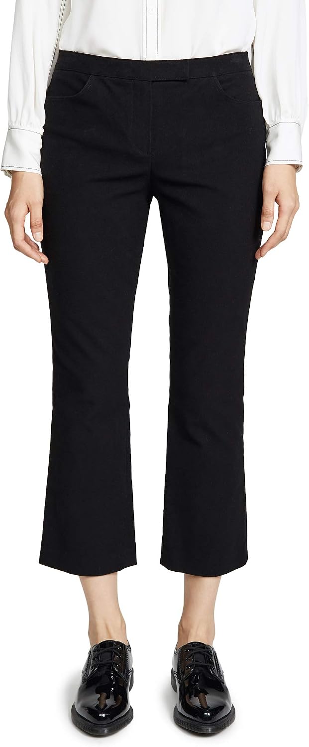 Theory Women's Crop Pants, Black, 2