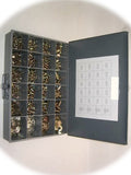 Grade 8 NUT, Bolt & Washer Assortment KIT FINE Tread 1000 Pieces with Tray Multi-Purpose Comprehensive Hardware Fastener Assortment Kit Cit00554Riv