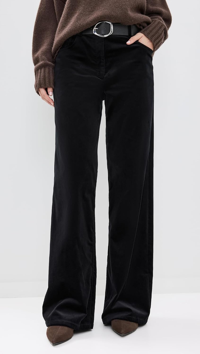 Theory Women's Straight Leg Pants in Velvet