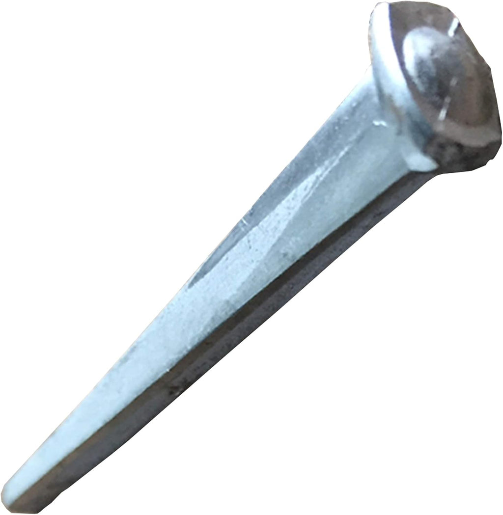 3'- COMMON ROSE HEAD Nails - Metallic Color - Antique rustic restoration accent nails for hanging, furniture, cabins, shutters, flooring – Decorative clavos nails – Distinct SQUARE HEAD Nail 3 in