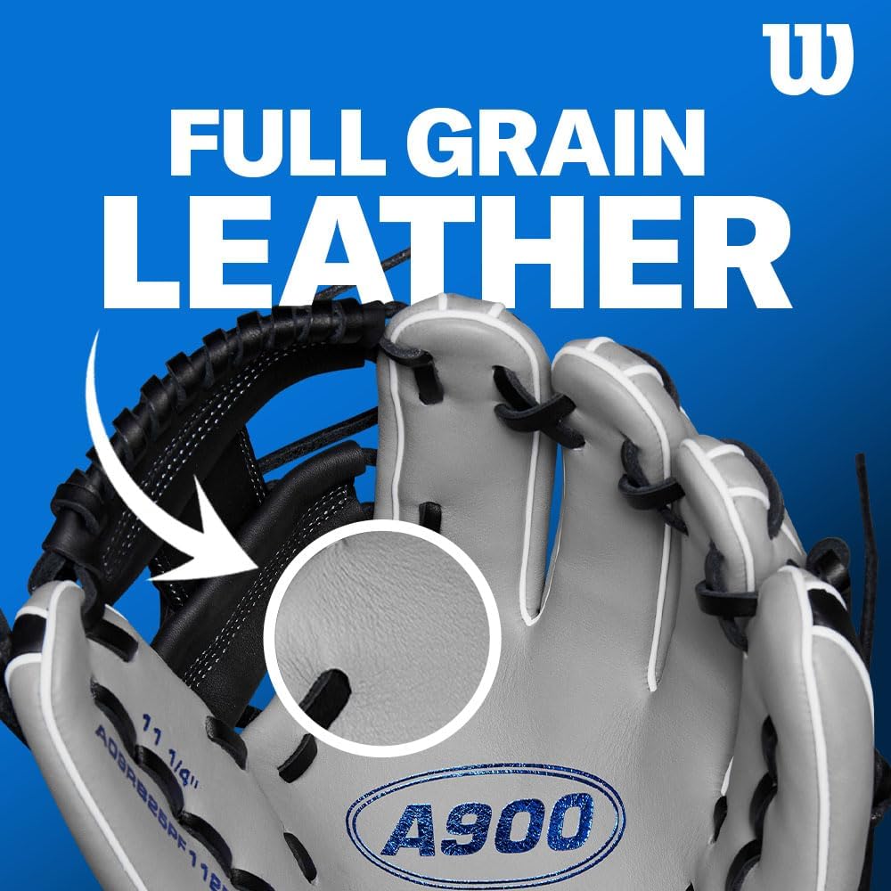 Wilson | A900 | Youth Baseball Glove + Mitt | Ages 8-12 | Right + Left Hand Throw | Multiple Styles
