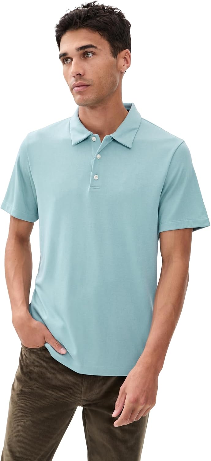 Theory Men's Bron Polo in Cosmos