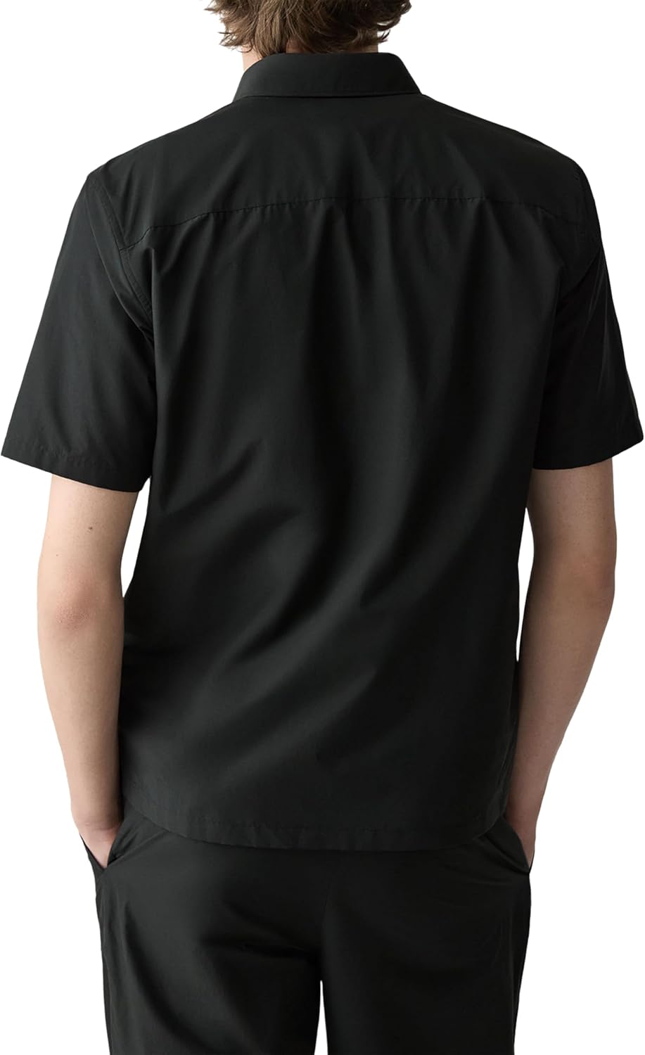 Theory Men's Noll Short Sleeve in Soft Lawn