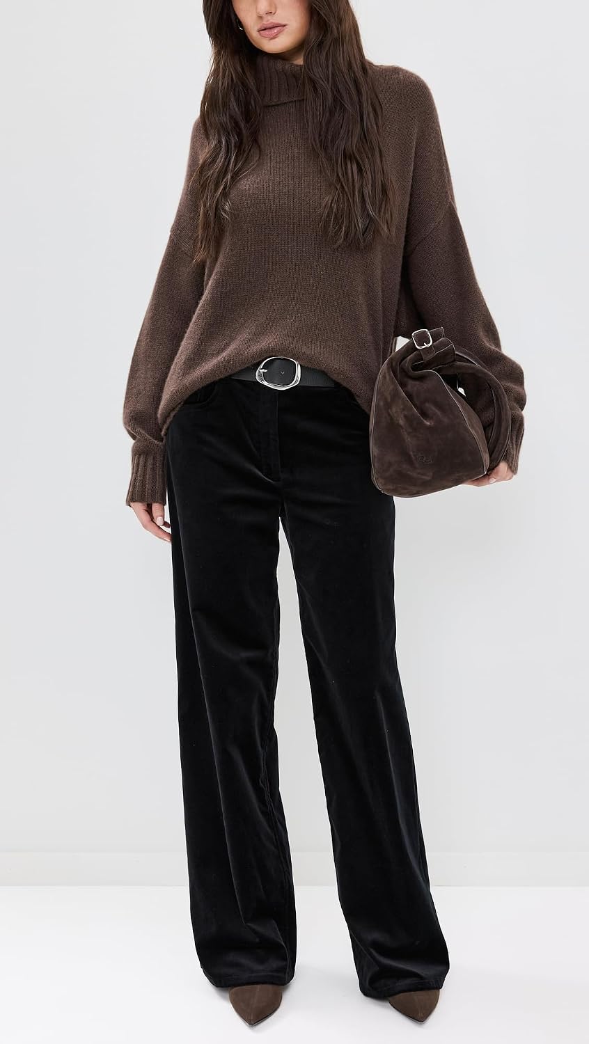 Theory Women's Straight Leg Pants in Velvet