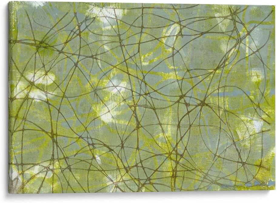 Canvas Lab | String Theory IV by Jennifer Goldberger | 24 x 16 in | Canvas Print Wall Art | Abstract | Wall Decor for Bedroom, Living Room or Office