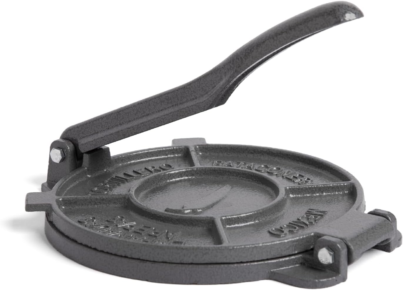 Alpha Living Tortilla Press – 8 Inch Cast Iron Quesadilla Maker – Heavy Duty Empanada Press-– Cast Iron Tortilla-Maker for Kitchen,Home Use,(Pack of 6)