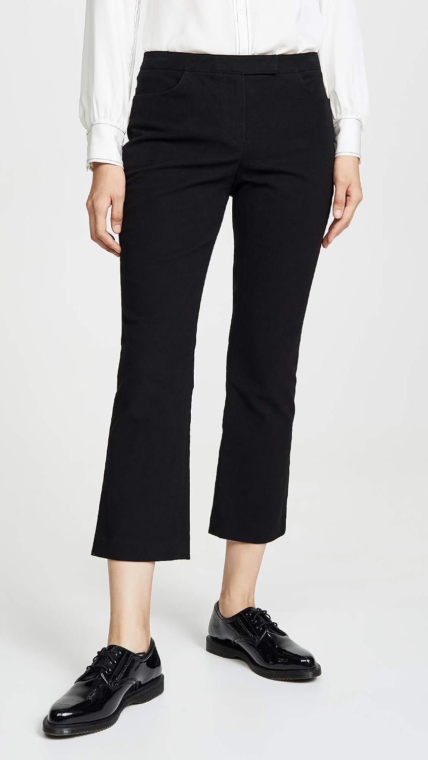 Theory Women's Crop Pants, Black, 2
