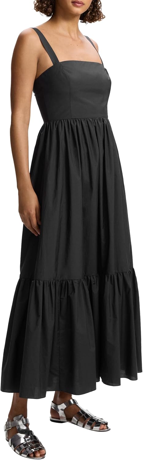 Theory Women's Convertible Strap Tiered Dress