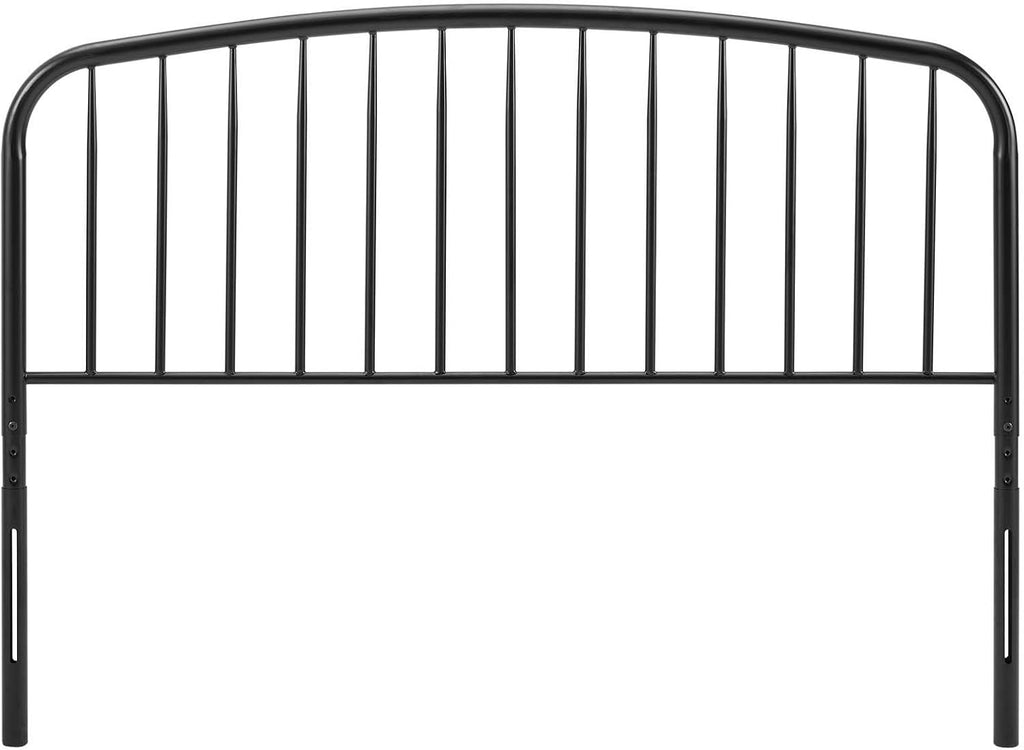 Modway MOD-6151-BLK Nova King Metal Headboard, Black