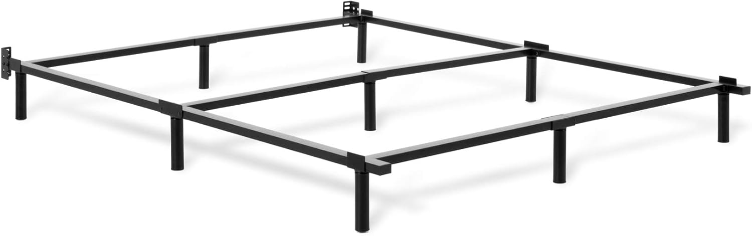 Tuft & Needle Metal Base Bed Frame for Queen Mattresses; Simple Tool-Less Assembly Durable Powder-Coated Black Steel; 5-Year Limited Warranty; GREENGUARD Gold Certified