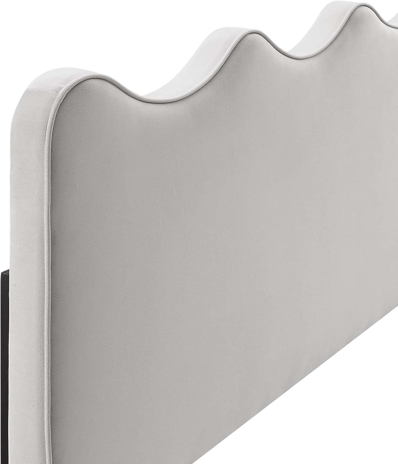 Modway Athena Performance Velvet King/California King Headboard in Light Gray