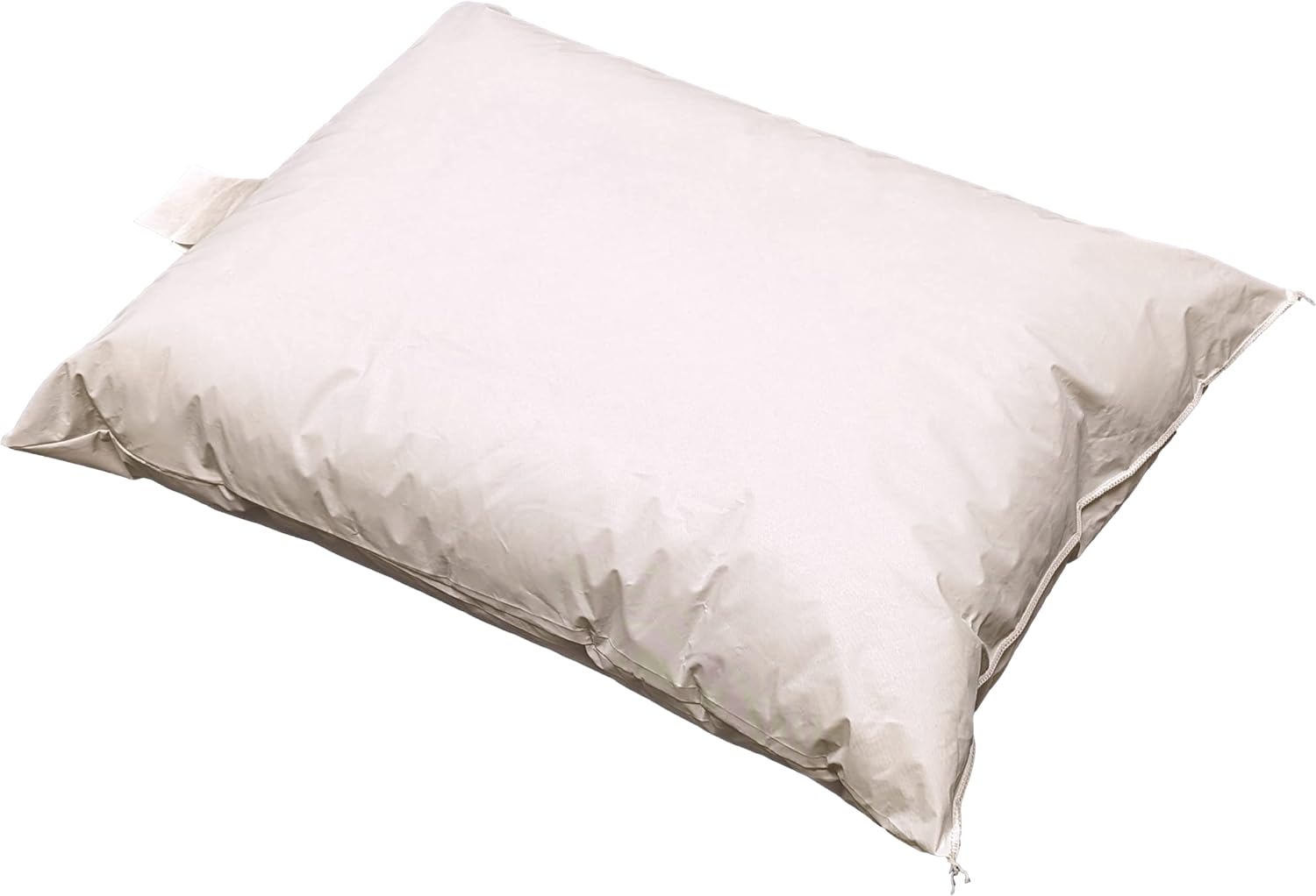 12 Pack MediCheck White Vinyl Covered Bed Pillows - Wipeable Easy Clean - Soft Low Profile Non-Fluffy Support - 20 in x 26 in