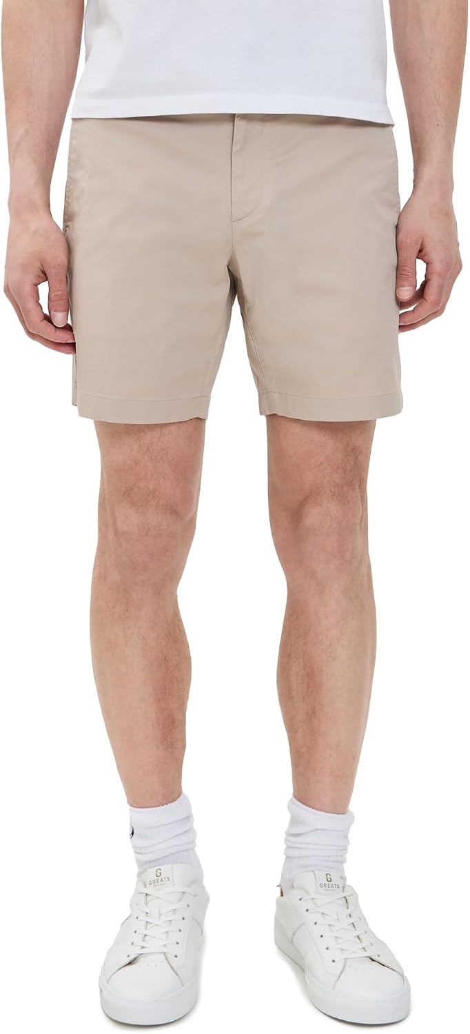 Theory Men's Hanson Twill Zaine Shorts 7'