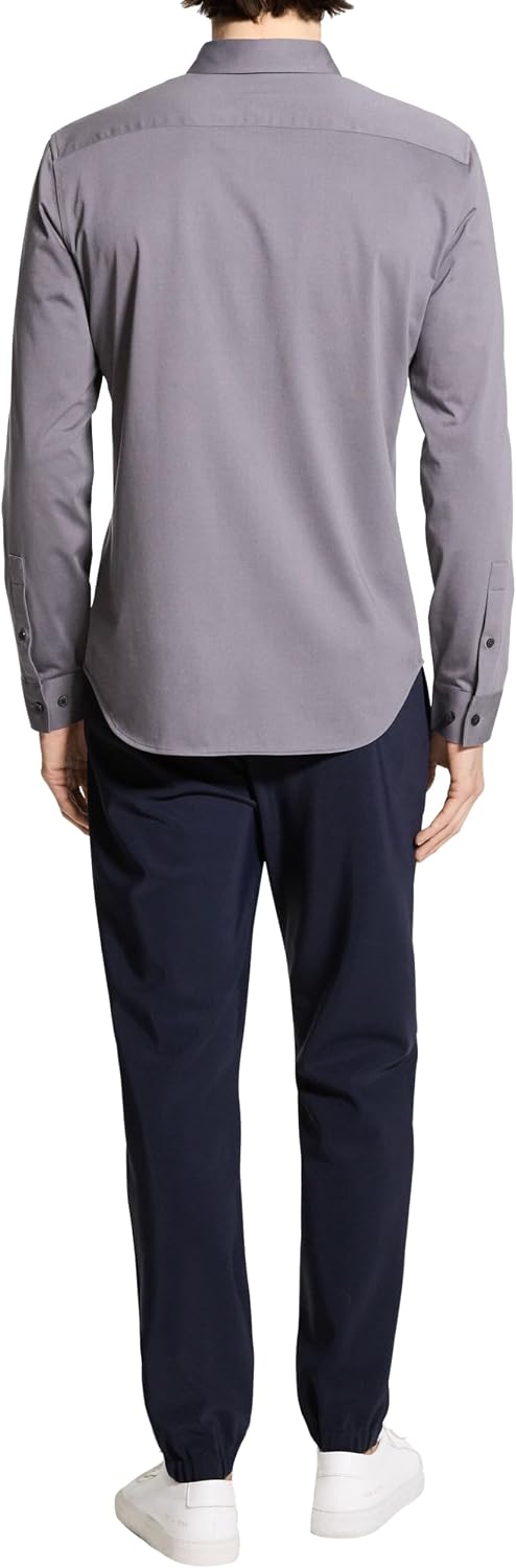 Theory Men's Sylvain Shirt in Structure Knit