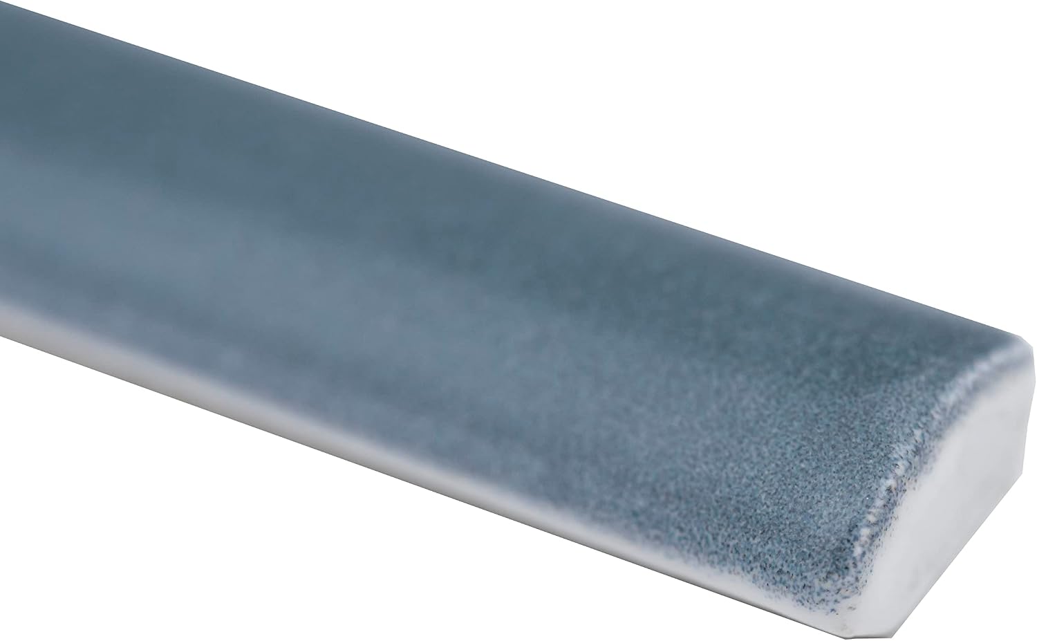 MSI Renzo Denim 0.6 Inch x 12 Inch Quarter Round Molding Ceramic Wall Tiles - Blue