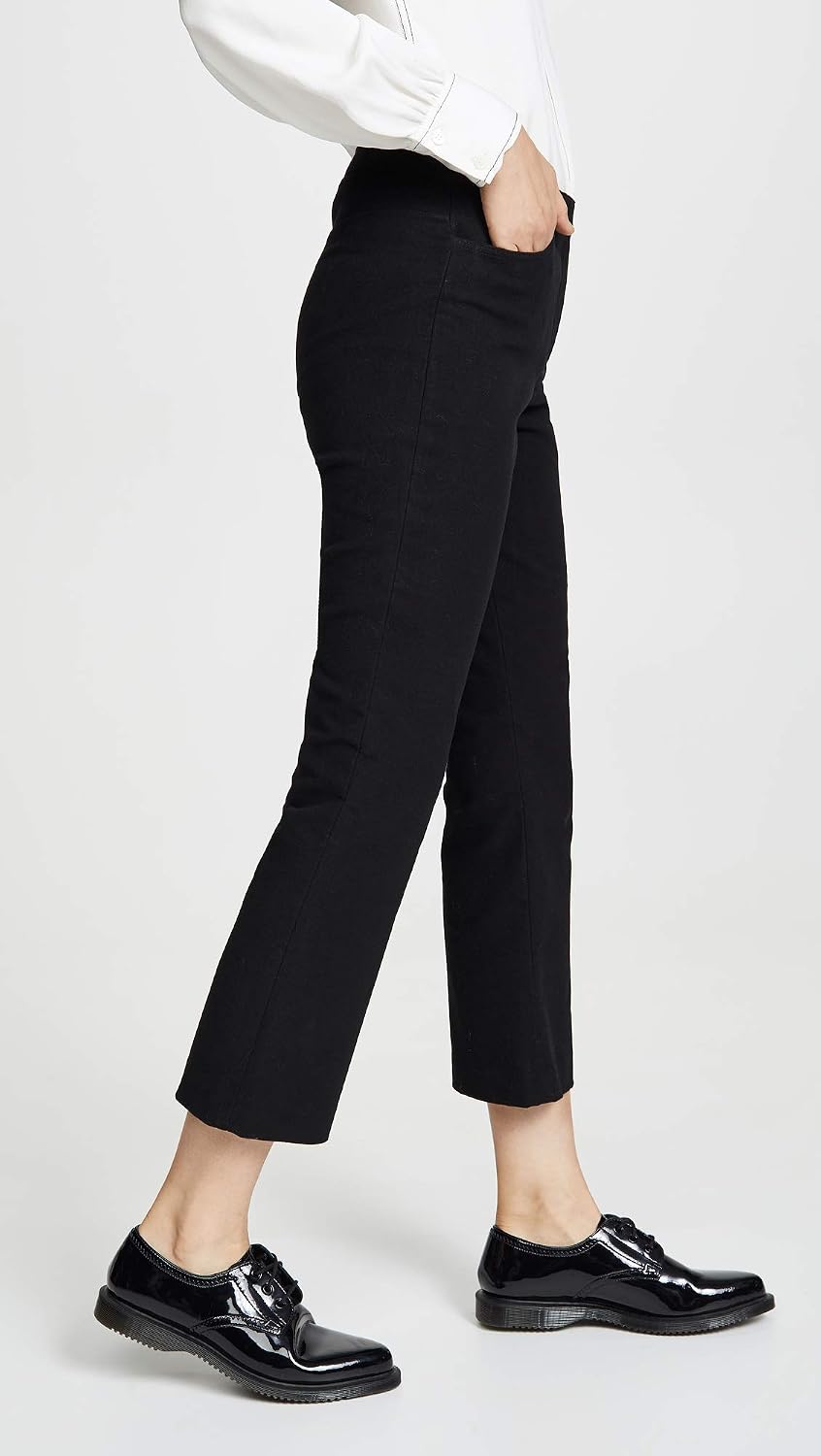 Theory Women's Crop Pants, Black, 2