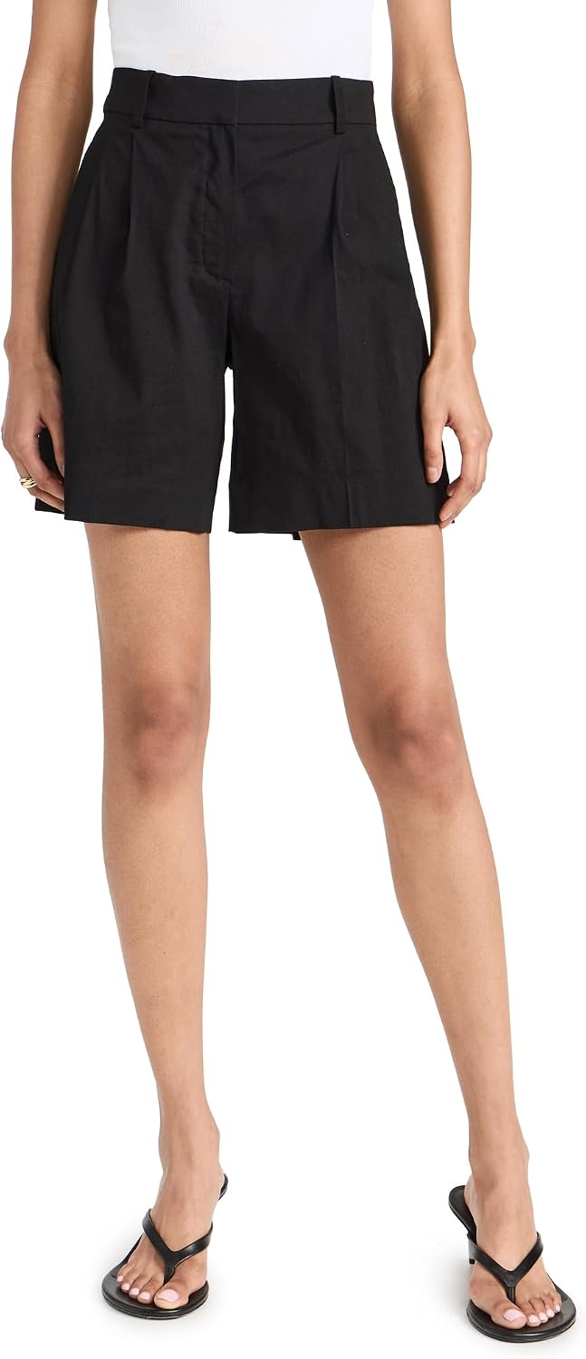 Theory Women's Double Pleated Shorts