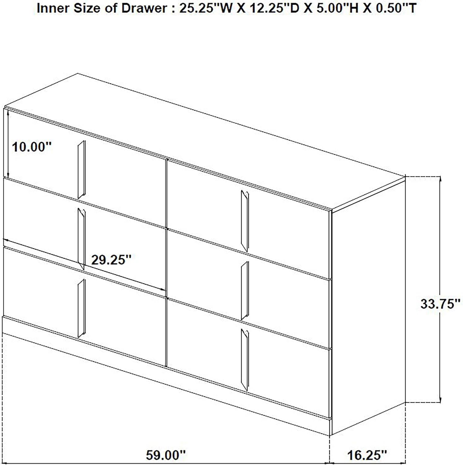 Coaster Home Furnishings - INES - Wood - 5-Piece Bedroom Set with Upholstered Bed and Flat Drawer Fronts - Bedroom - Queen Size - White High Gloss and Navy - 223091NVYQ-S5