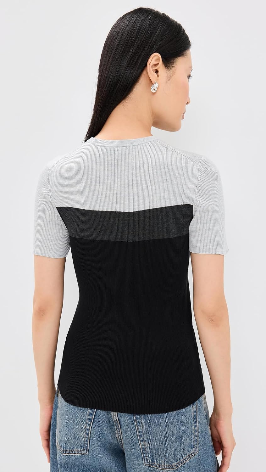 Theory Women's Basic Rib Silk Tee