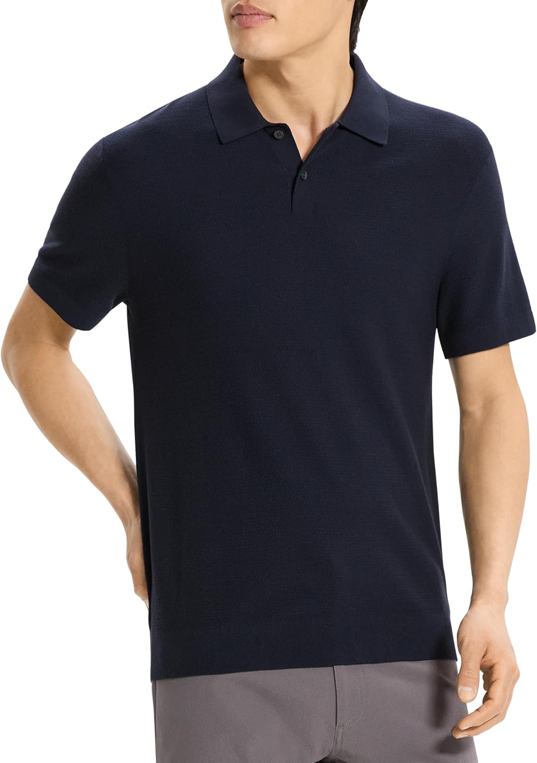 Theory Men's Soris Polo in Light Bilen