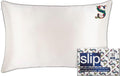 slip The Original Queen Pure Silk Pillow Case - 100% Pure 22 Momme Mulberry Silk - Queen Standard Size - Anti-Aging, Anti-BedHead, Anti-Sleep Crease, Initial Collection: Letter S (20' x 30')
