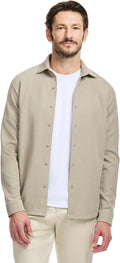 SAKS Fifth Avenue Men's Long Sleeve Textured Pique Button Down