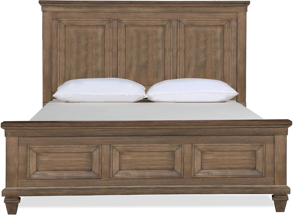 New Classic Furniture Mariana 5-Piece Wood King Bedroom Set, Vintage Mocha