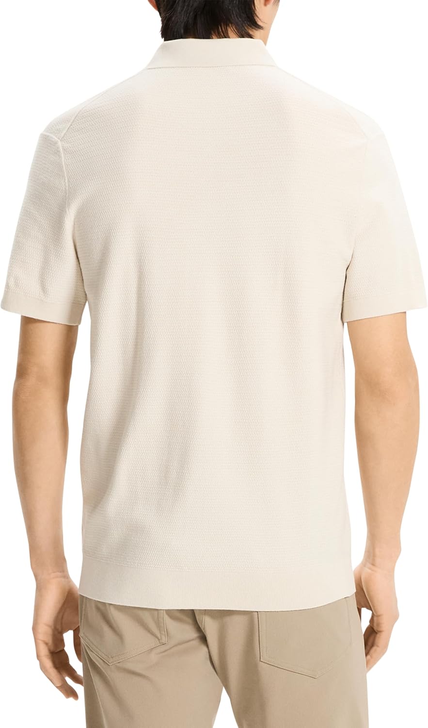 Theory Men's Soris Polo in Light Bilen