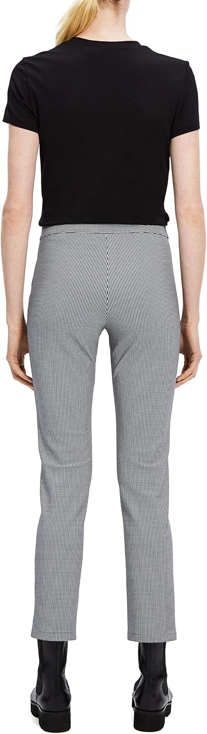 Theory Women's Houndstooth Slim Kick Pant