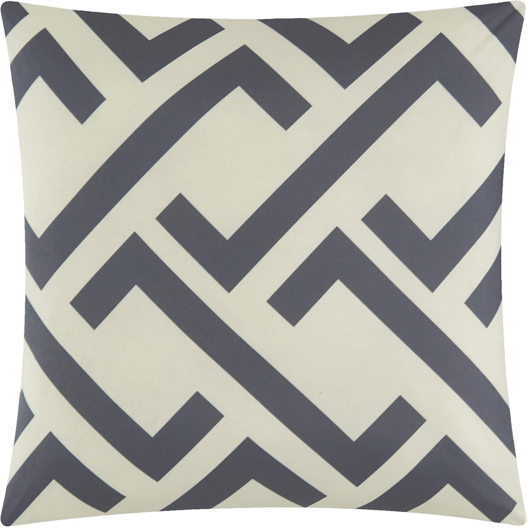 Stratford Park Chev Pintuck 7-Piece Reversible Comforter Bedding Set Grey, King, 100% Polyester