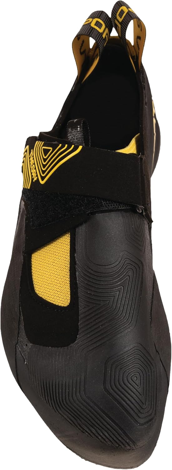 La Sportiva Mens Theory Performance Rock Climbing Shoes, Yellow/Black, 10.5