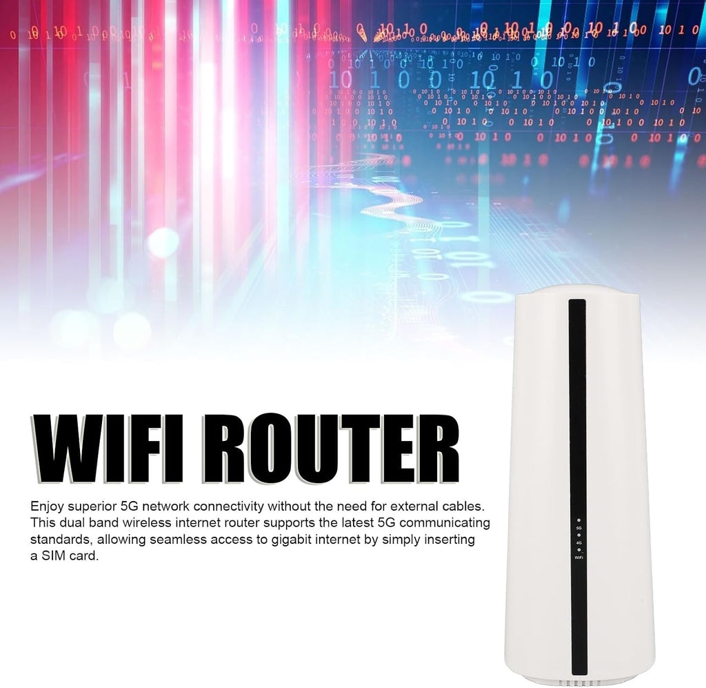 WiFi6 Router, Full Band 4 Spatial Streams Cordless Internet Router, Gigabit Router, Whole Home WiFi6 Mesh System, Network Device for Home and Office (3)