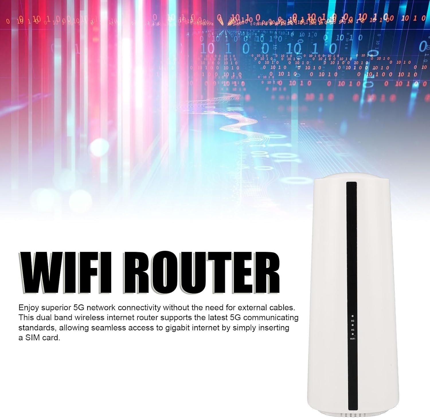 WiFi6 Router, Full Band 4 Spatial Streams Cordless Internet Router, Gigabit Router, Whole Home WiFi6 Mesh System, Network Device for Home and Office (3)