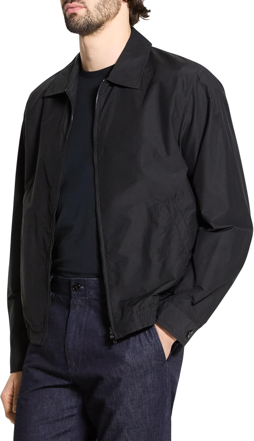 Theory Men's Zip Blouson Jacket in Soft Lawn