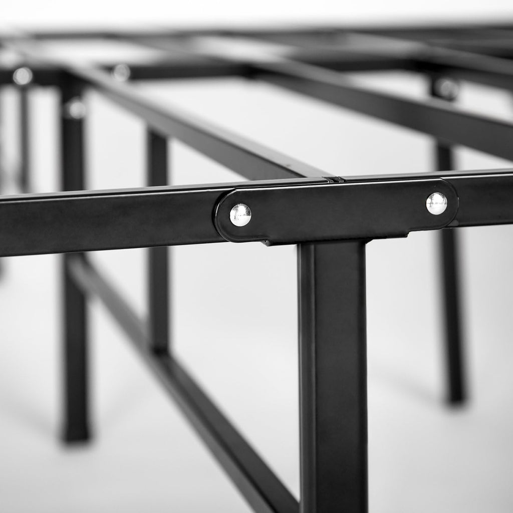 ZINUS SmartBase Compack Mattress Foundation, 14 Inch Metal Bed Frame, No Box Spring Needed, Sturdy Steel Slat Support, Queen