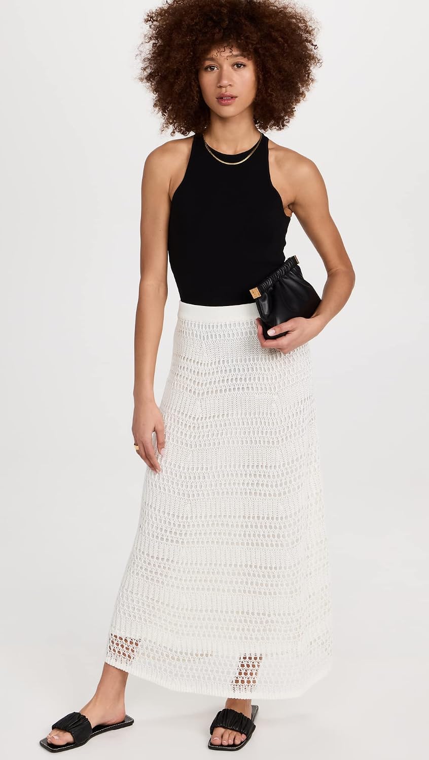 Theory Women's Lace Knit Skirt