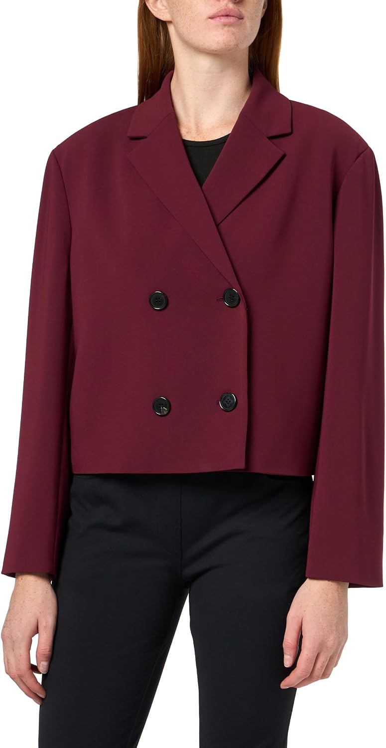 Theory Women's Cropped Double Breasted Jacket