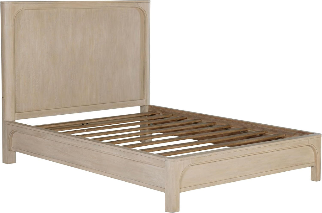 Coaster Home Furnishings - Solano - Wood - 4-Piece Bedroom Set with Arched Frame, Dual USB Ports and Upholstered Headboard - Bedroom - California King Size - Weathered Mango - 222521KW-S4