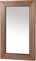 SAFAVIEH Couture Collection - Lacarlo Walnut Wood Rectangle Mirror