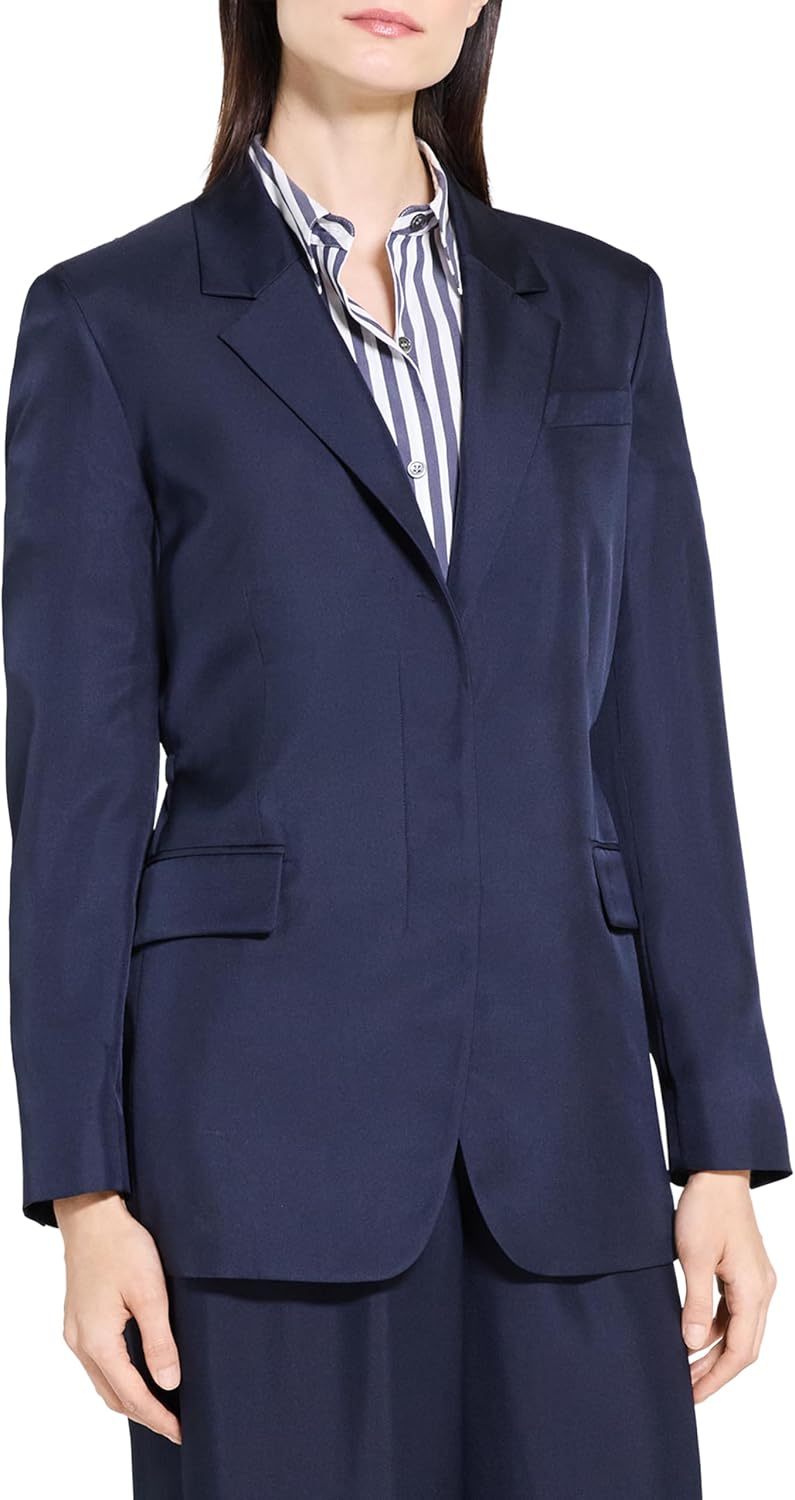 Theory Women's Oversized Cinch Waist Blazer