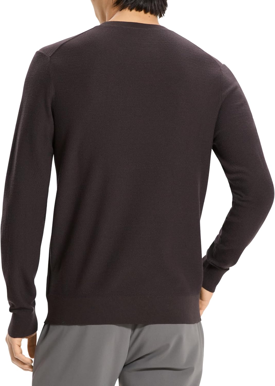 Theory Men's Riland Crew Neck in Light Bilen