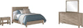Coaster Home Furnishings - Solano - Wood - 4-Piece Bedroom Set with Arched Frame, Dual USB Ports and Upholstered Headboard - Bedroom - Eastern King Size - Weathered Mango - 222521KE-S4