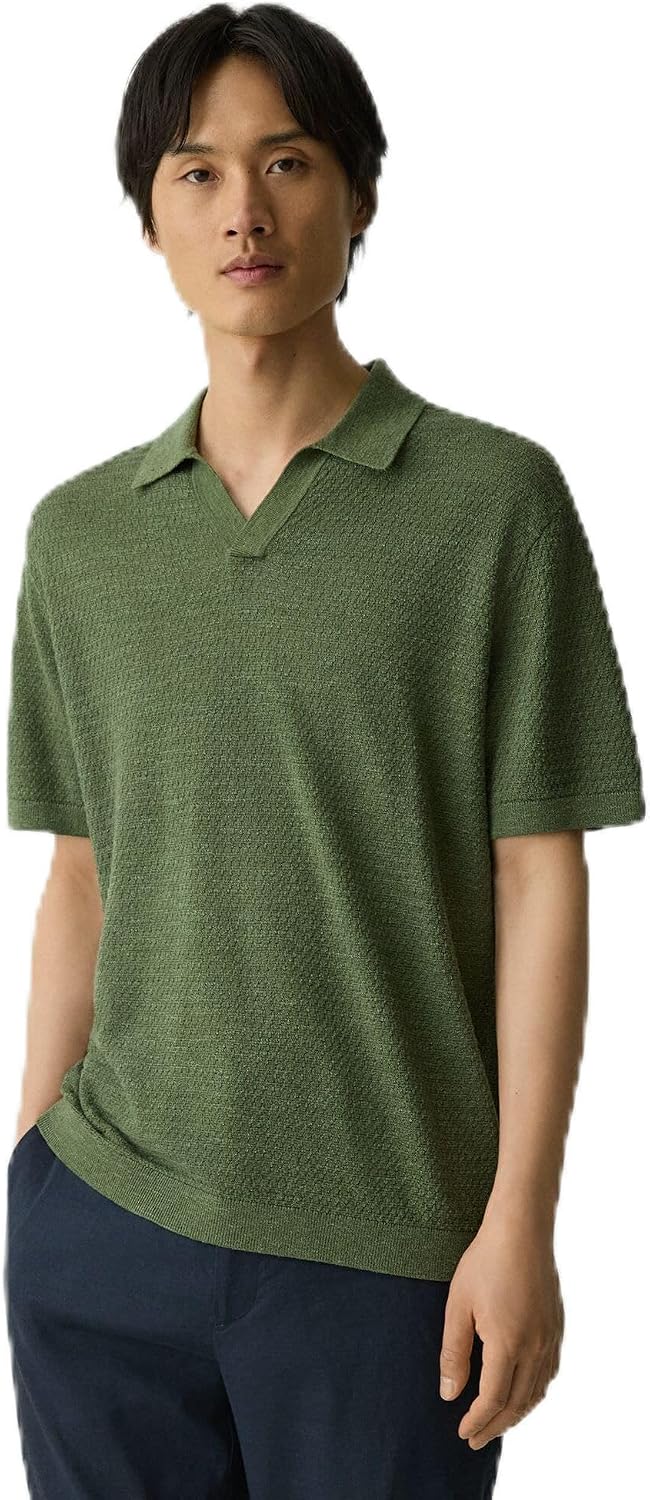 Theory Men's Sylvain Shirt in Structure Knit