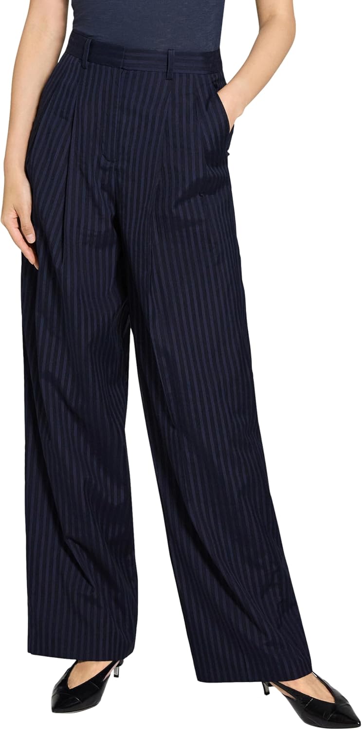 Theory Women's Dbl Pleat Pant N