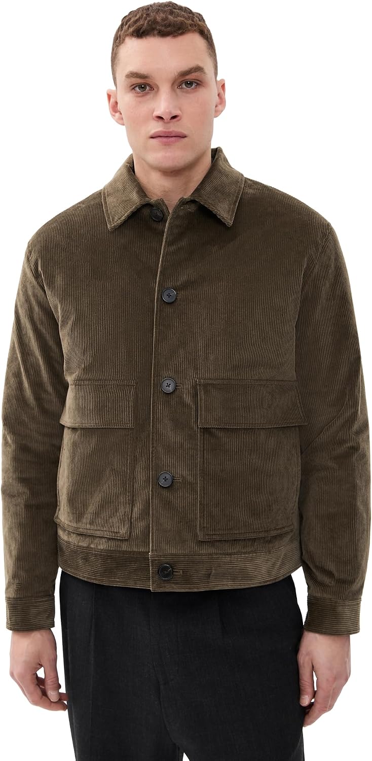 Theory Men's SC Patch Pocket Jacket in Crosby Corduroy