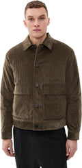 Theory Men's SC Patch Pocket Jacket in Crosby Corduroy